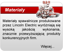 Matreriały spawalnicze Lincoln Electric - druty mig, pręty do tiga, elektrody otulone